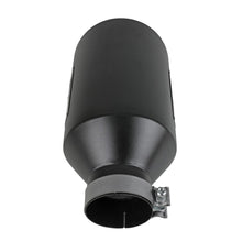 AFE MACH Force-Xp 409 Stainless Steel Clamp-on Exhaust Tip Black (4 IN Inlet x 8 IN Outlet x 15 IN L) - 49T40801-B15