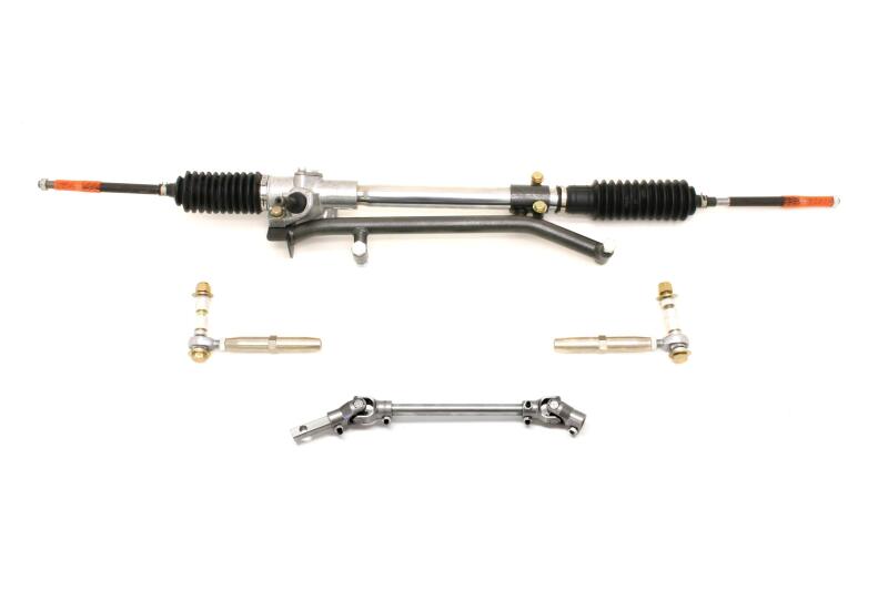 BMR Fabrication Manual steering conversion kit, use with stock K-member only Black Hammertone (1993-2002 4th Gen F-Body) - RK002H