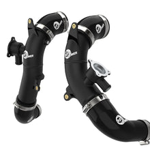 aFe BladeRunner 2.5" Aluminum Hot Charge Pipe - Black (2022 Toyota Tundra V6-3.5L) - 46-20568-B