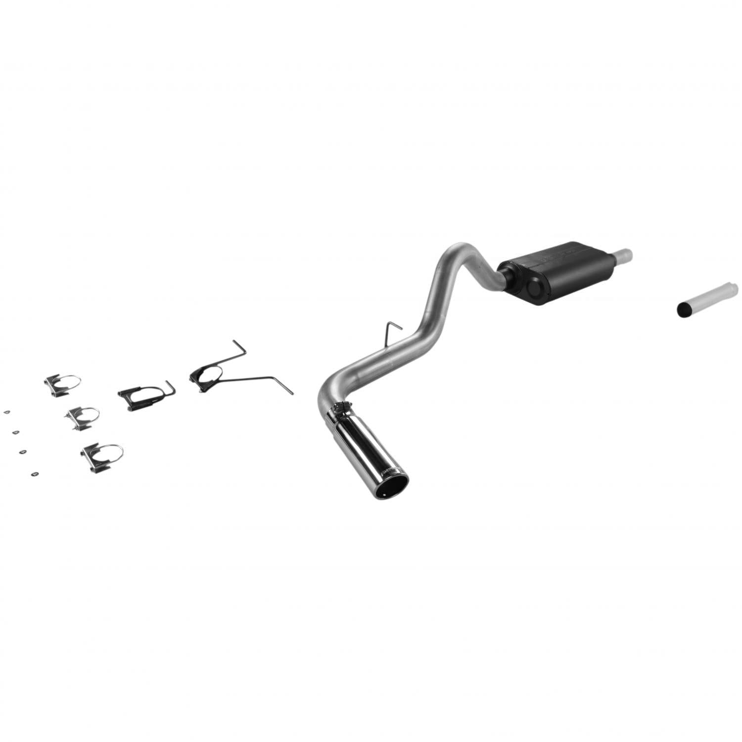 Flowmaster Cat-back System - Single Side Exit - Force II - Mild/Moderate Sound