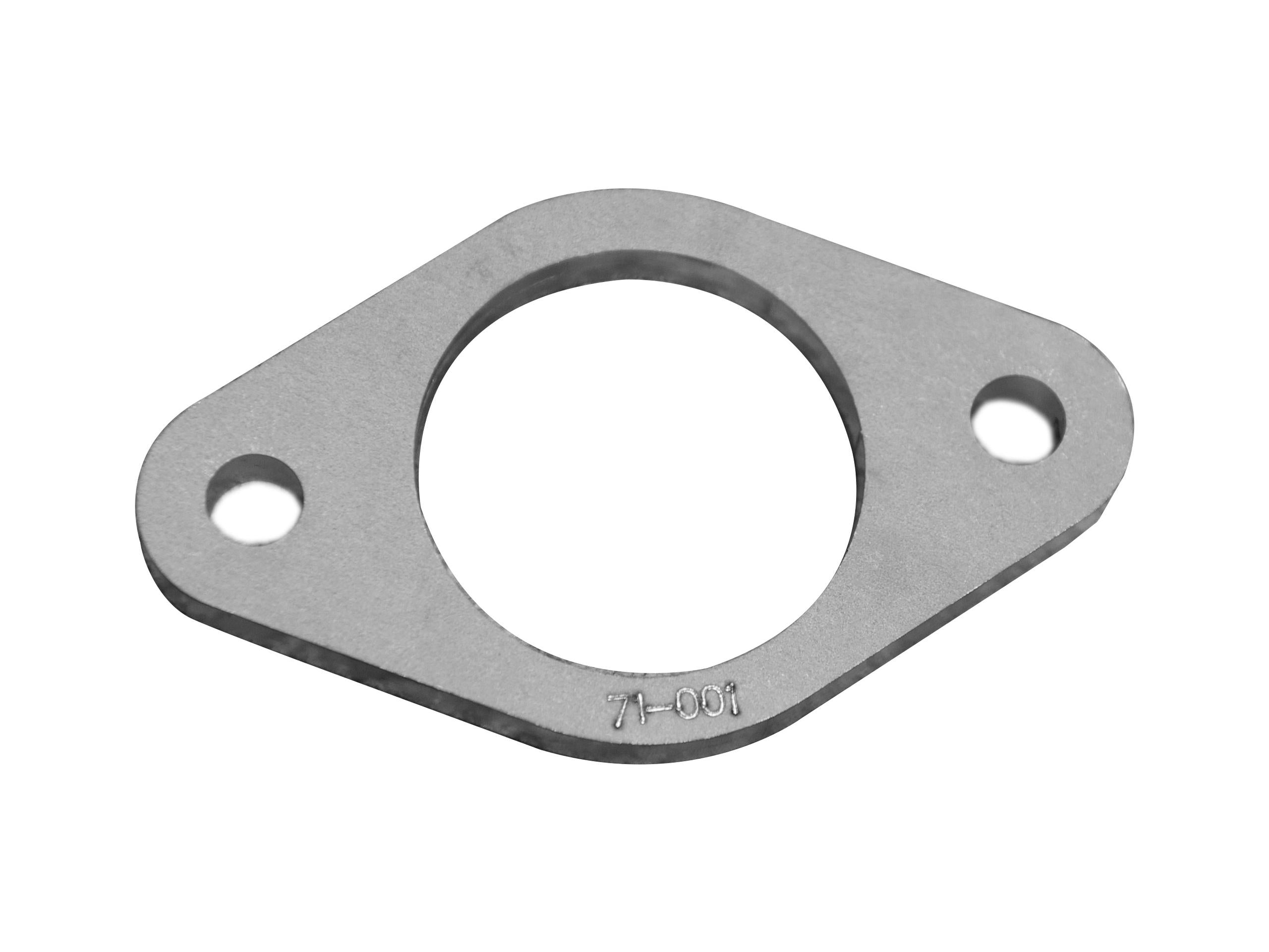 Kooks 2" 2-Bolt Exhaust Flange. 3/8" Thick Stainless. Boss Side Pipe. - 71-001-BOSSLAGUNA