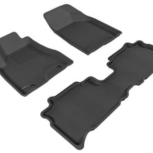 3D MAXpider 2004-2009 Lexus RX Kagu 1st & 2nd Row Floormats - Black