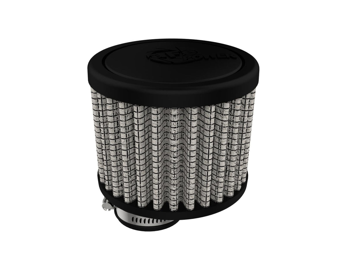 AFE Magnum FLOW Crankcase Vent Filter w/ Pro DRY S Media 1-1/4 IN F x 3-3/4 IN B x 3-3/4 IN T x 3 IN H - 18-02002D