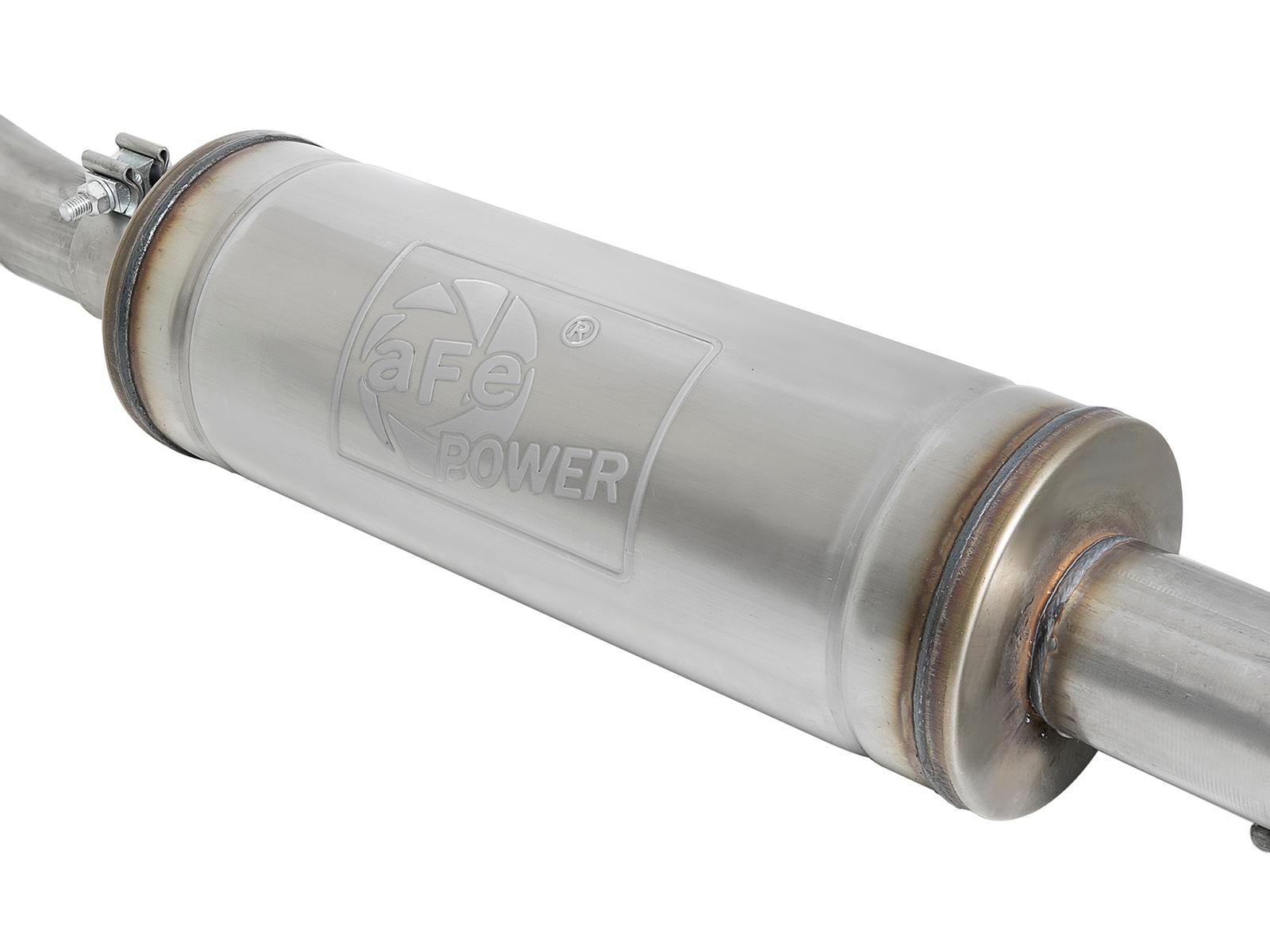 AFE ROCK BASHER 2-1/2 IN to 3 IN 409 Stainless Steel Cat-Back Exhaust System - 49-48069