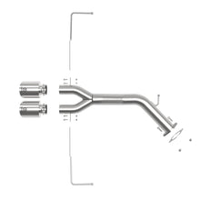 AFE Takeda 3 IN to 2-1/2 IN 304 Stainless Steel Axle-Back Exhaust w/ Polished Tip (Hyundai Veloster 19-20 L4-1.6L (t)) - 49-37012-P