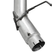 AFE Large Bore-HD 5 IN 409 Stainless Steel DPF-Back Exhaust System w/Black Tip (2013-2018 2500, 2500, 3500, 3500) - 49-42039-B