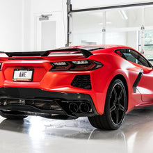 AWE Track Edition Exhaust - Quad Diamond Black Tips (2020-2024 Corvette C8) - 3020-43086