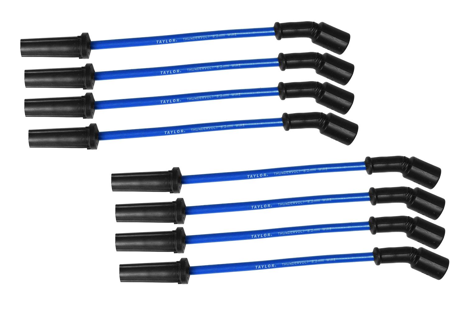 TAYLOR CABLE Thundervolt 8.2 custom 8 cyl blue - 82605