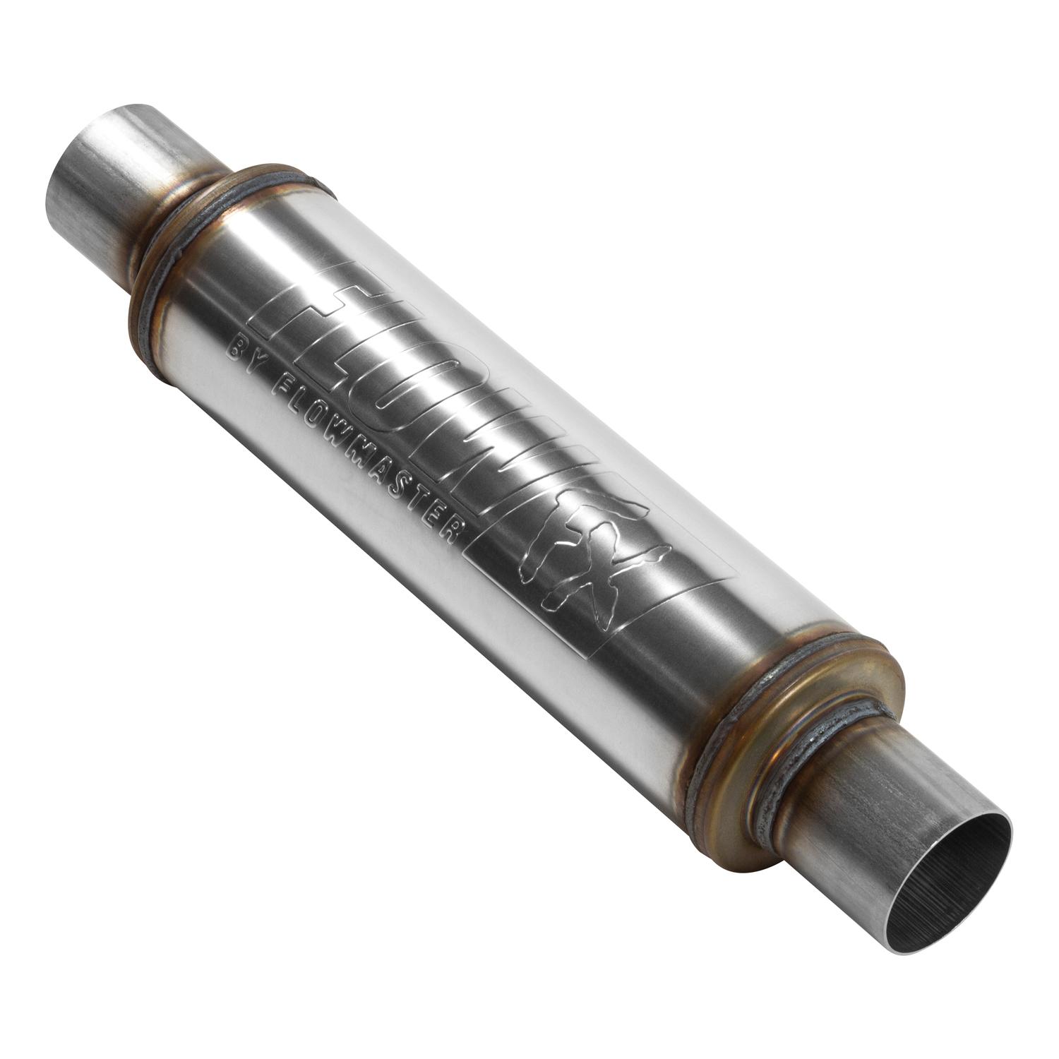 Flowmaster 71416 2.50"In(C)/Out(C) Flow Fx, Round, 14" Body