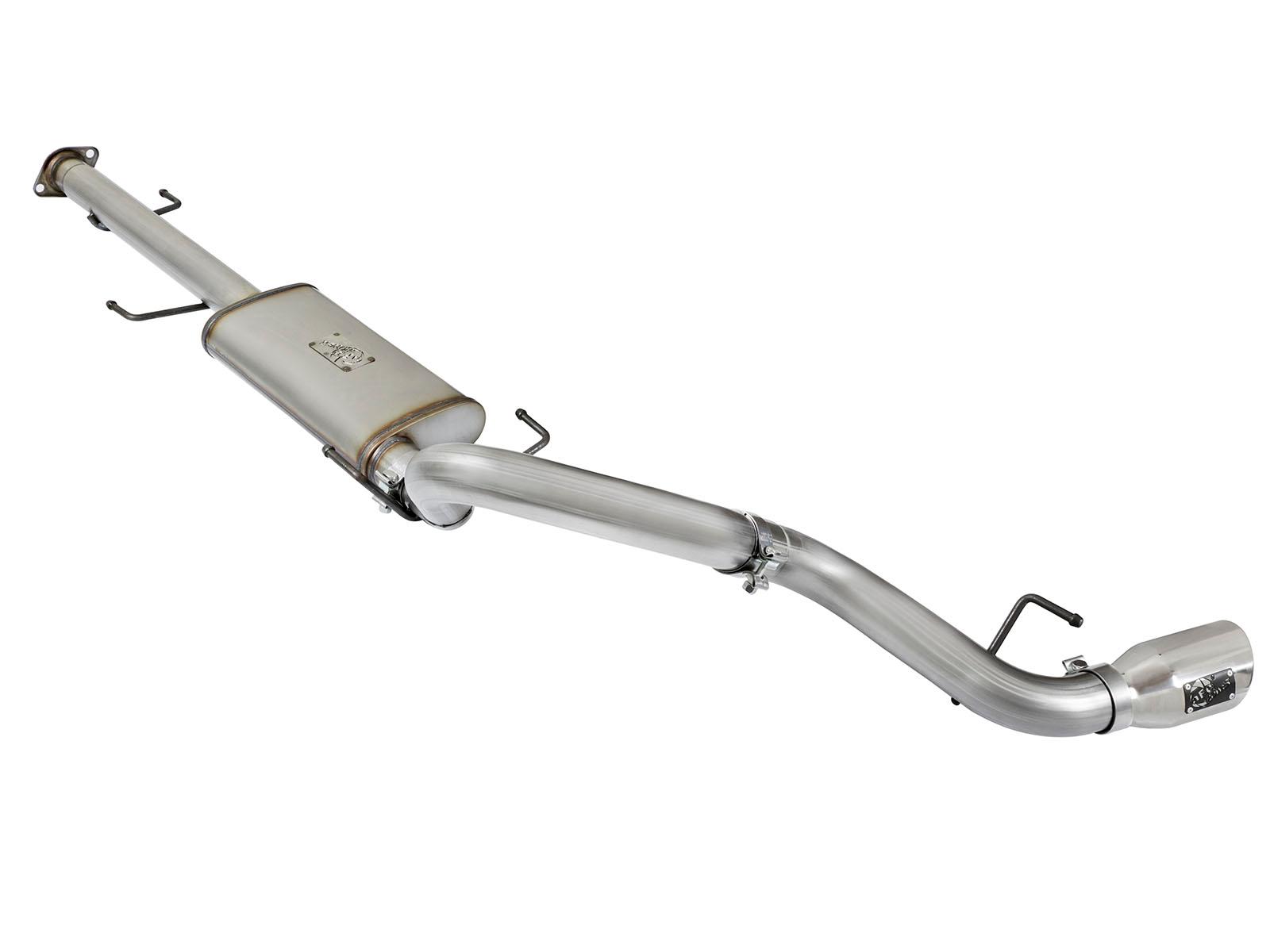 AFE MACH Force-Xp 3 IN 409 Stainless Steel Cat-Back Exhaust System w/Polished Tip (2007-2014 FJ Cruiser, FJ Cruiser) - 49-46003-1P