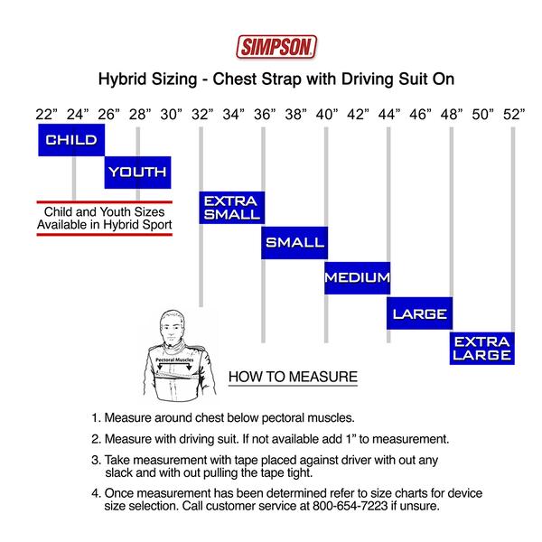 Simpson Racing Simpson Hy Sport X-Small Sas & Pa - HSXSM11SASPA