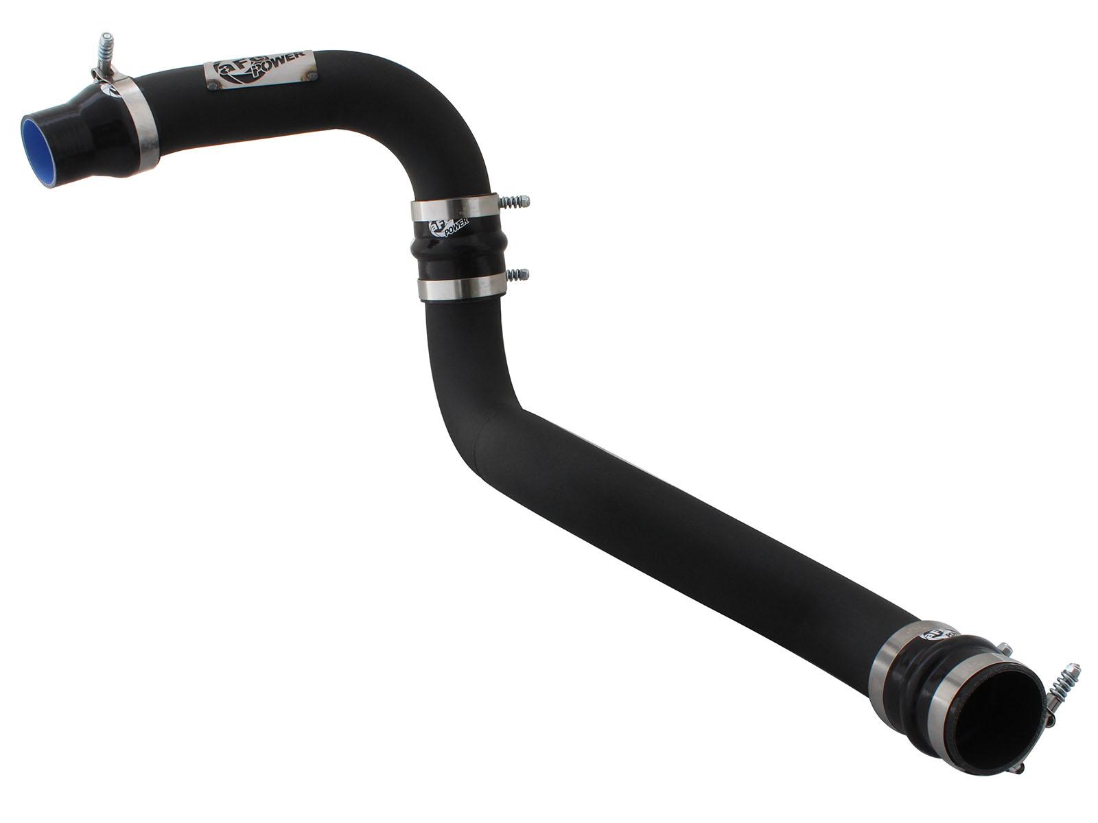 AFE BladeRunner 3 IN Aluminum Hot Charge Pipe Black (2011-2016 Silverado 2500 HD, Silverado 3500 HD, Sierra 2500 HD, Sierra 3500 HD) - 46-20119