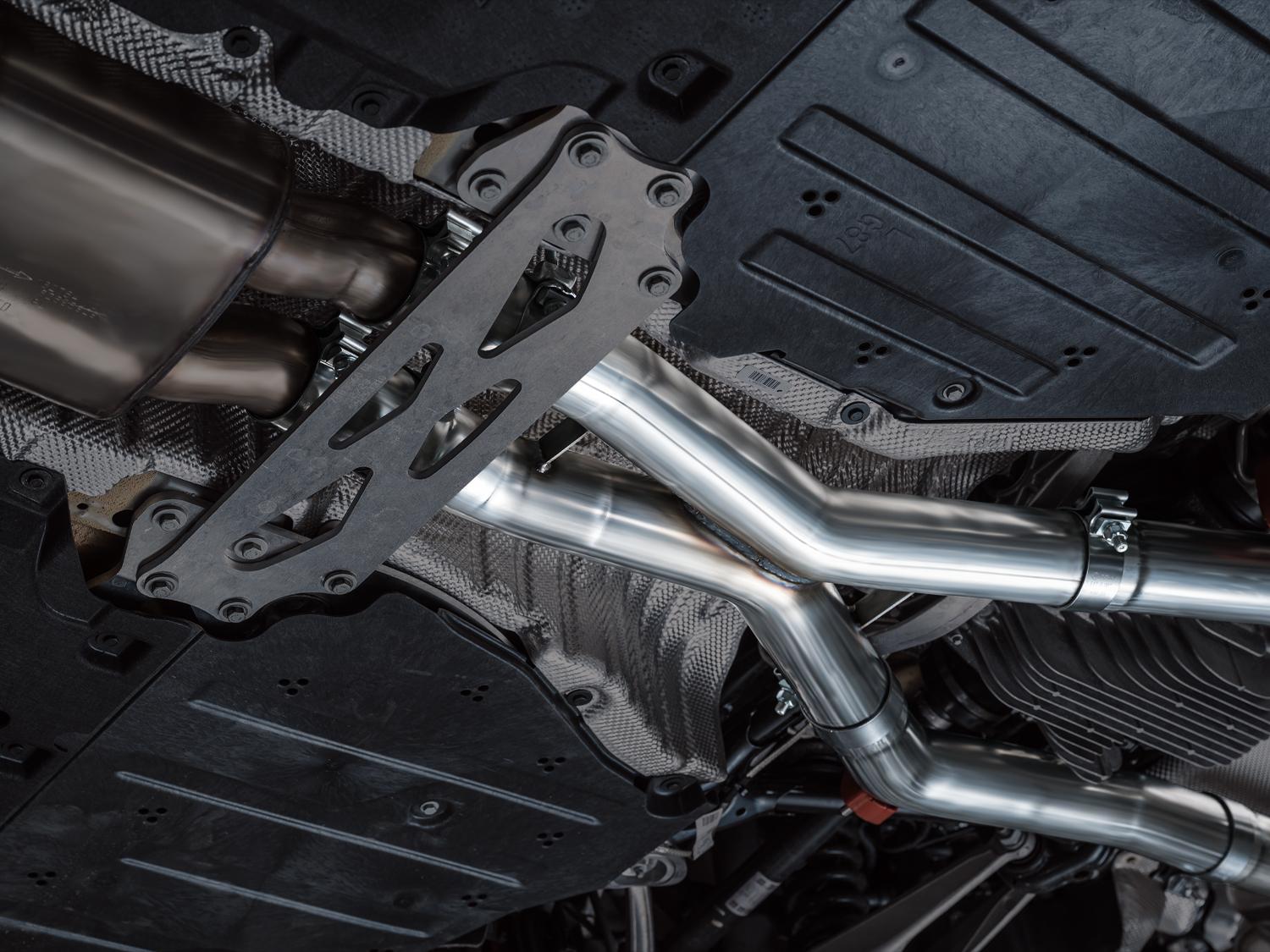 AWE SwitchPath™ Exhaust for BMW G87 M2 - Diamond Black Tips - 3025-43487