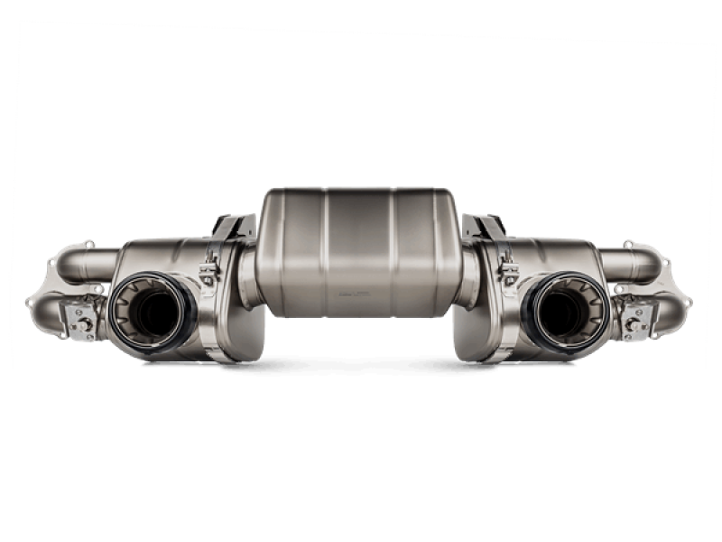 Akrapovic 2020-2020 Porsche Slip-On Race Line (Titanium). (2020-2020 718 Cayman, 718 Spyder, 718 Boxster) - S-PO/TI/18/1
