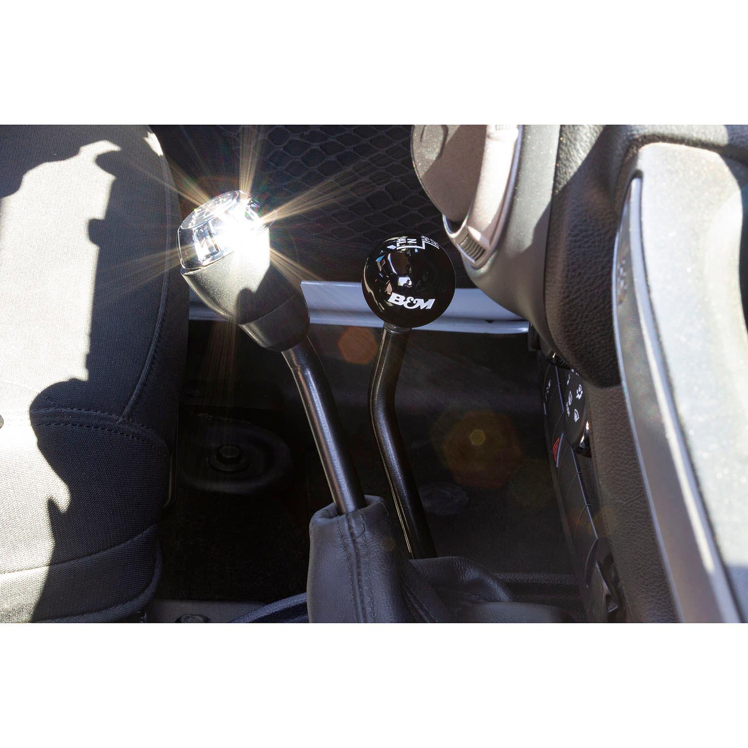 B&M 81152 07-18 Wrangler, Extended Transfer Case Handle/Stick