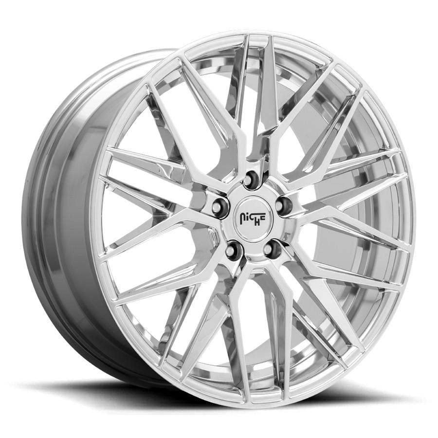 Niche M249 Gamma Wheel, 18X8 in Chrome with 5X4.5 Bolt Pattern and 40 Offset - M249188065+40
