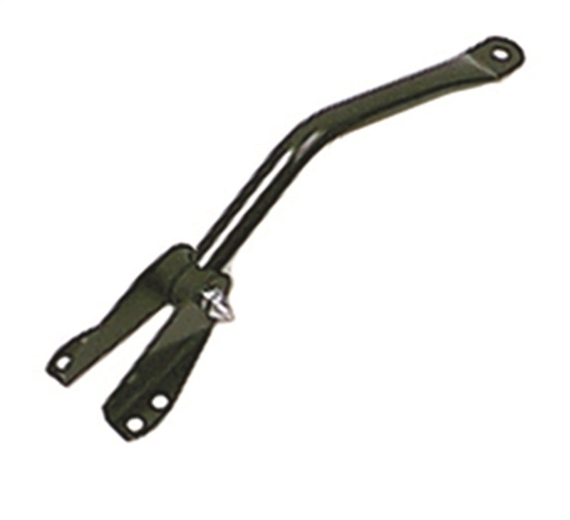 Rugged Ridge Door Mirror Arm Kit Left Bracket Black; 55-86 Jeep Cj - 11003.01