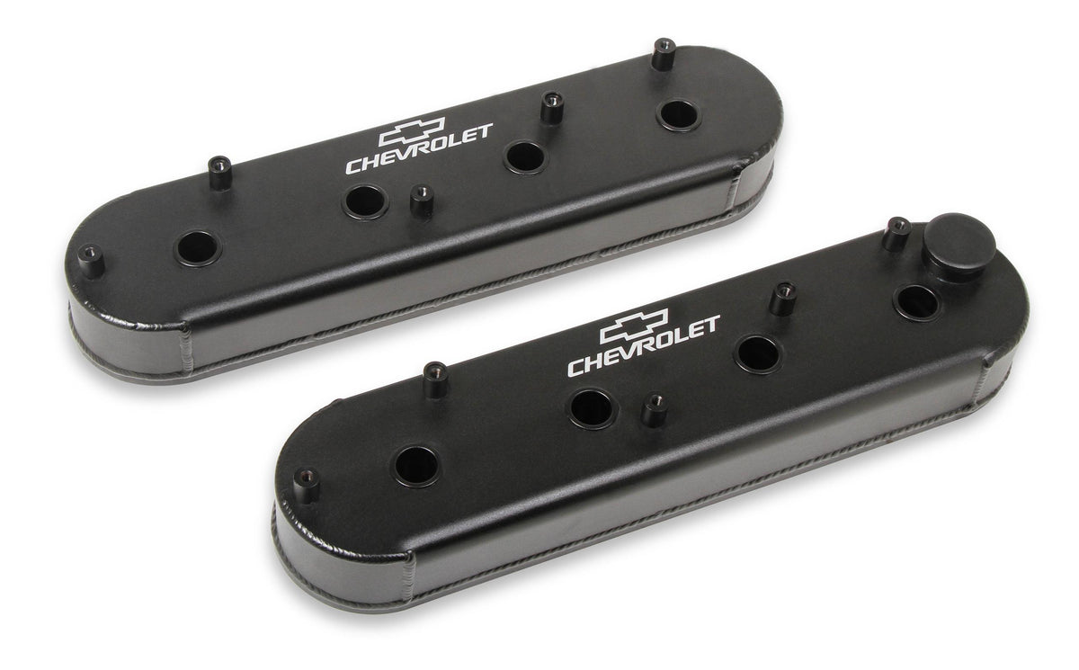 Holley 241-294 Gm Valve Cvr Black Ls1 W/ Coil Stand