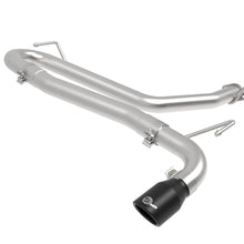 AFE Takeda 2-1/2 IN 304 Stainless Steel Axle-Back Exhaust w/o Muffler Black Tips Hyundai Kona 18-23 L4-1.6L (t) - 49-37017NM-B