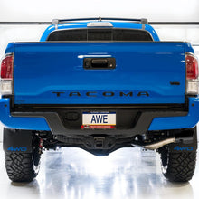 AWE 0FG Exhaust w/ Bashgaurd - Dual Diamond Black Tips (2016-2023 Tacoma 3.5L) - 3015-33826
