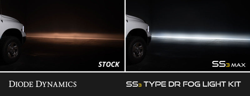 Diode Dynamics SS3 Sport Type DR Kit ABL White SAE Fog