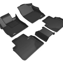 3D MAXpider 2018-2020 Honda Accord Kagu 1st & 2nd Row Floormats - Black