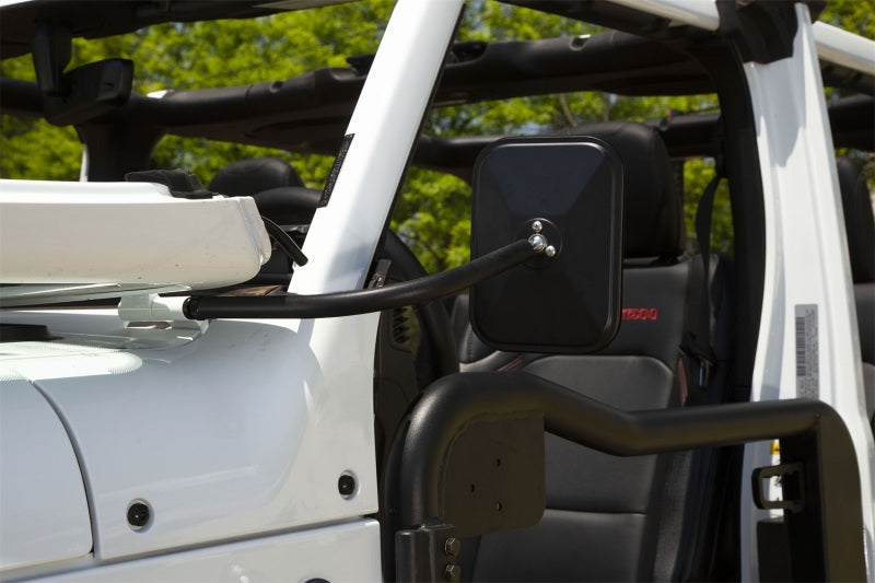 Rugged Ridge Trail Mirror Rectangular; 18-21 Jeep Wrangler / Gladiator - 11025.24