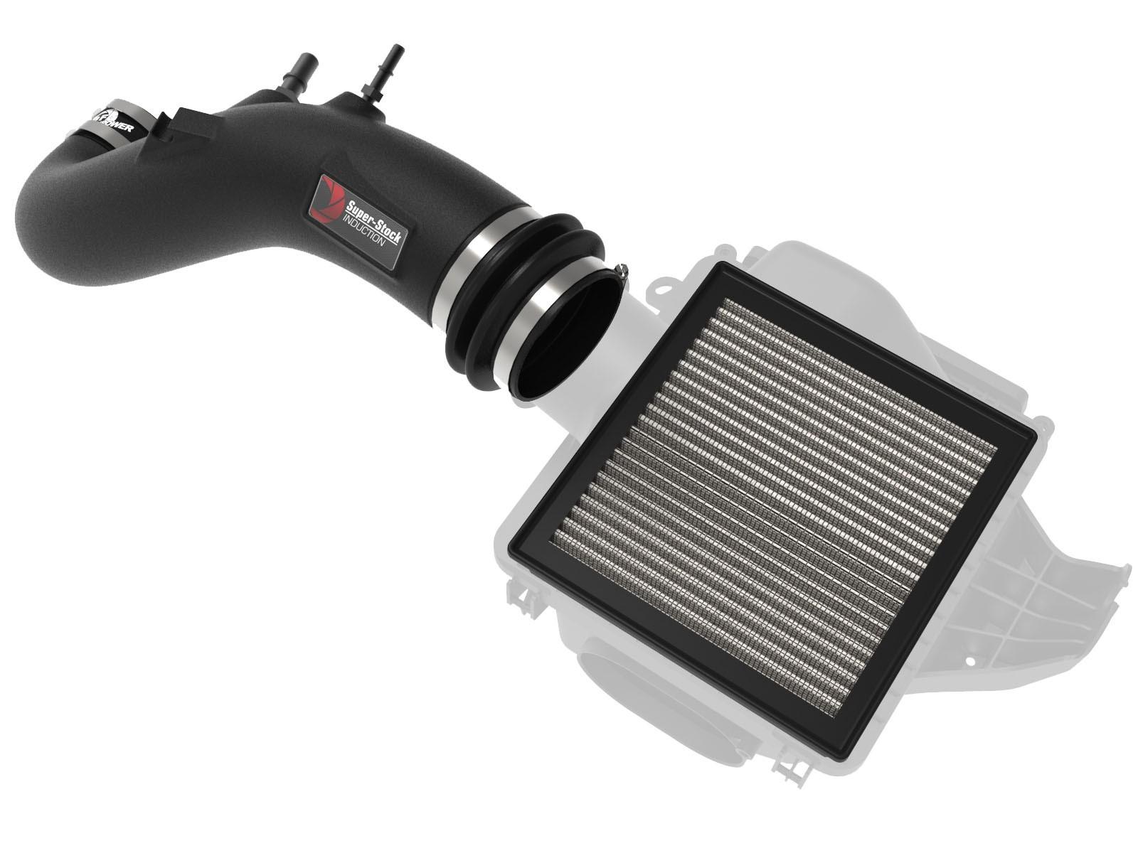 AFE Super Stock Induction System w/ Pro DRY S Filter (2015-2020 F-150) - 55-10011D