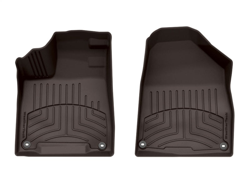 WeatherTech 14-20 Acura MDX 1st Row Front FloorLiner HP - Cocoa