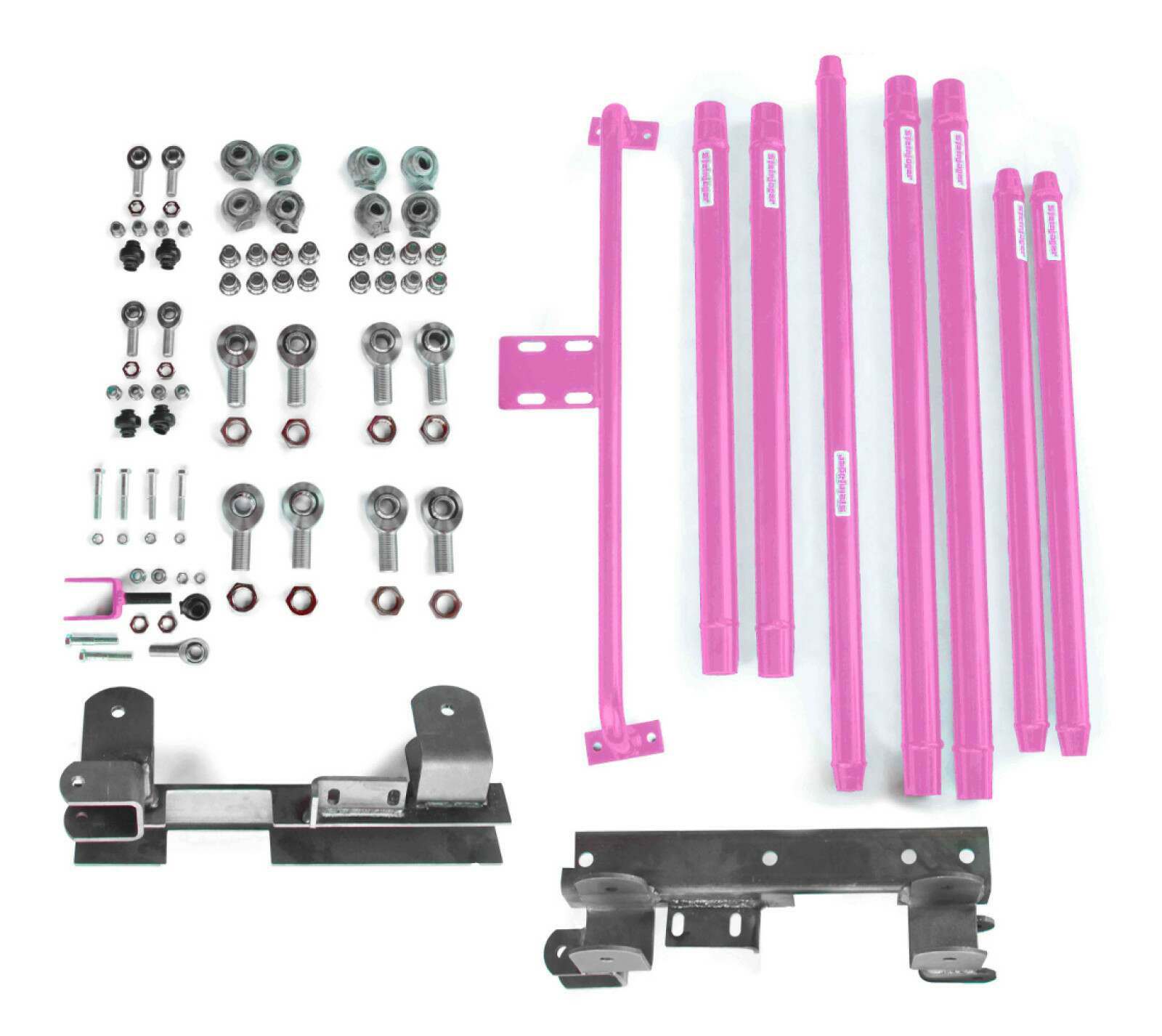 Steinjager Suspensions Wrangler TJ 1997-2006 Long Arm Travel Kit DOM Tubing, Manual Transmission Pinky - J0046019