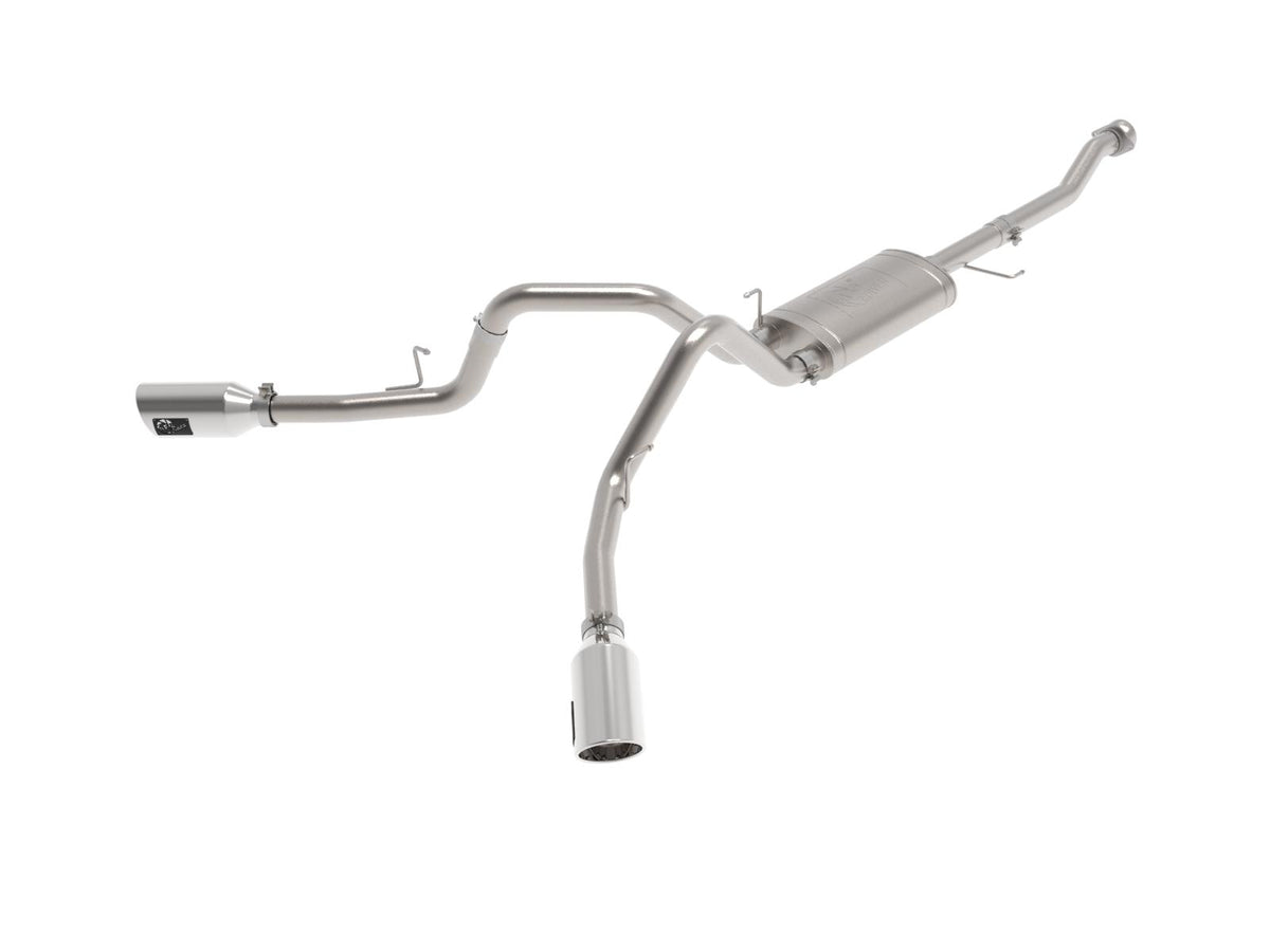 AFE 49-33126-P Vulcan Series 3 IN 304 Stainless Steel Cat-Back Exhaust System w/ Polished Tip (2021-2025 Ford F-150 V6-2.7 TT / 3.5L TT / V8-5.0L)