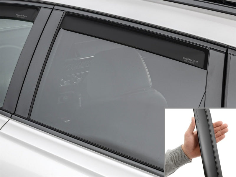 WeatherTech 23-26 Honda CR-V Rear Rear Side Window Deflectors - Matte Blk