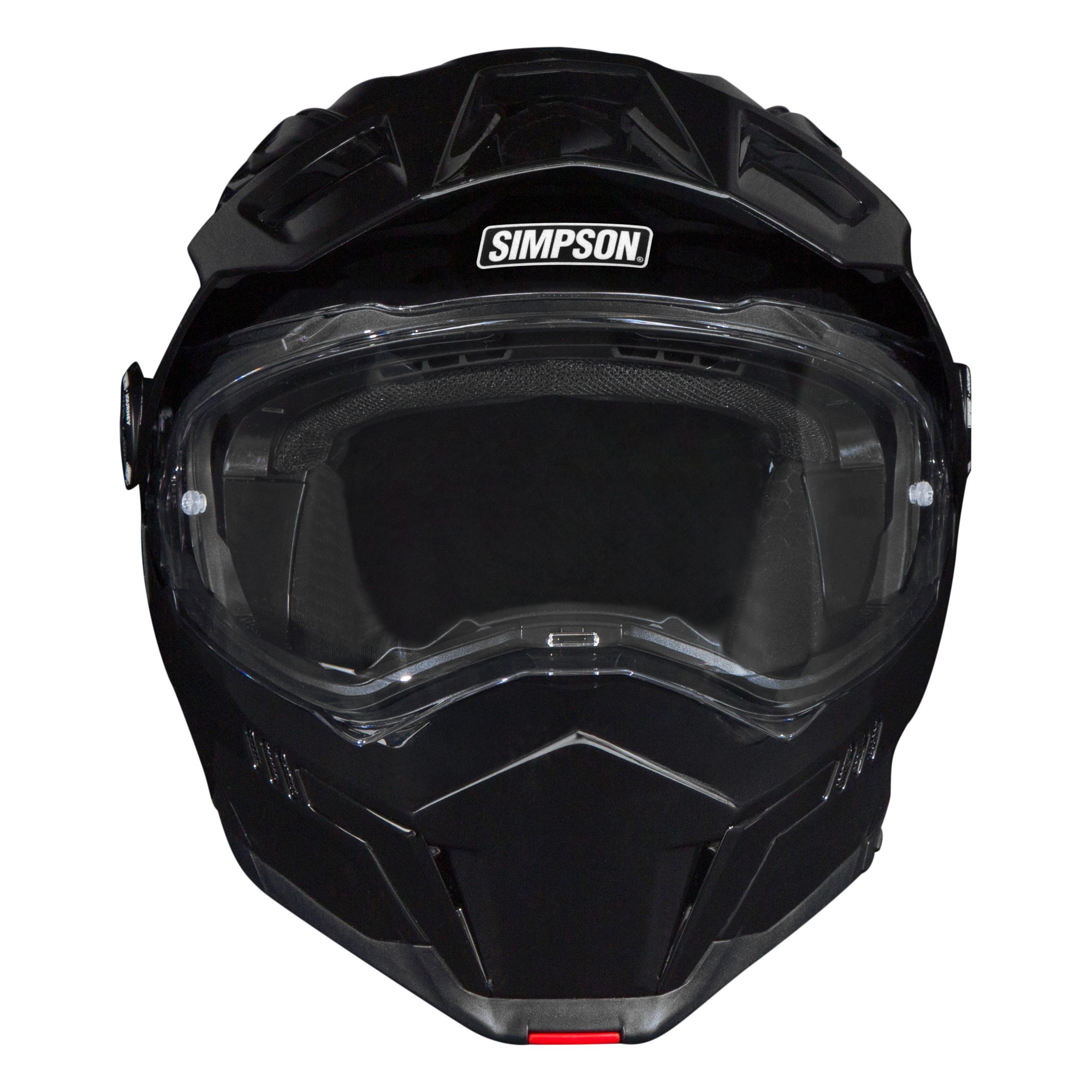 Simpson Racing Motorcycle Journey Bandit Helmet - Black - JB2XS