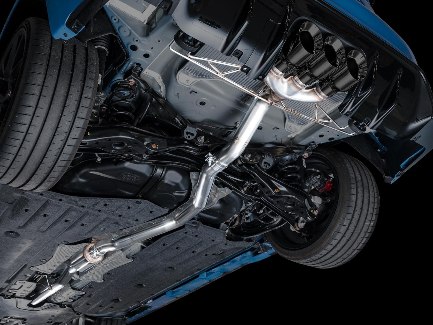 AWE Track Edition for FL5 CTR - Triple Diamond Black Tips - 3020-53287