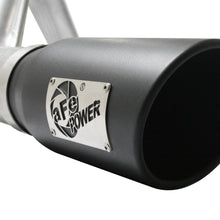 AFE ATLAS 4 IN Aluminized Steel Cat-Back Exhaust System w/ Muffler & Black Tip (2011-2014 F-150) - 49-03041-B