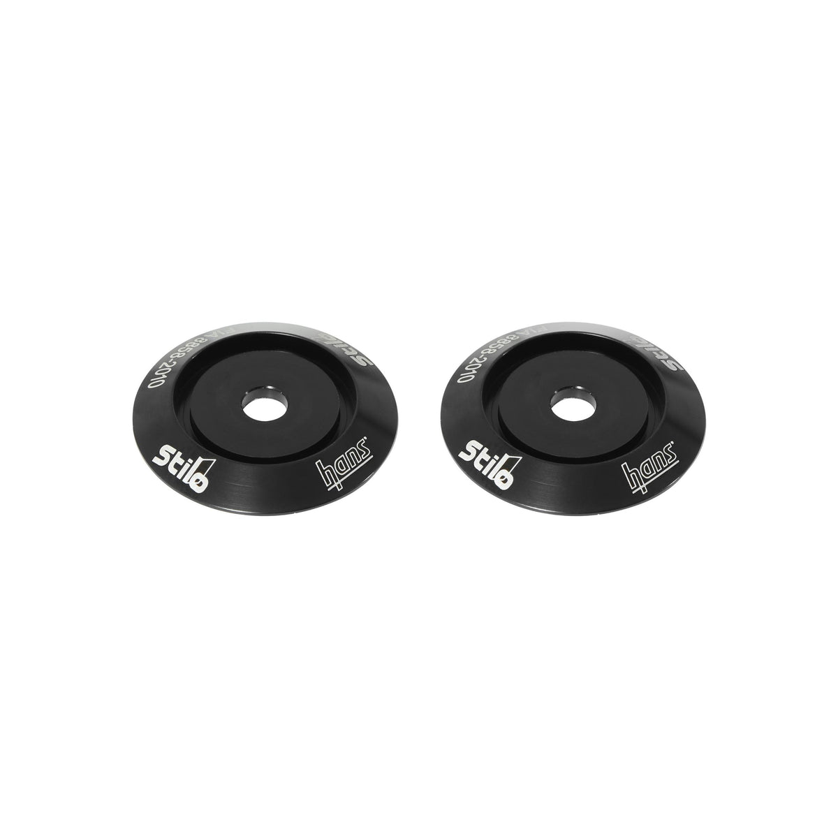 HANS Performance Products Stilo Stilo Helmet Anchor Attachment- Black - Pair - AK113111K-STILO