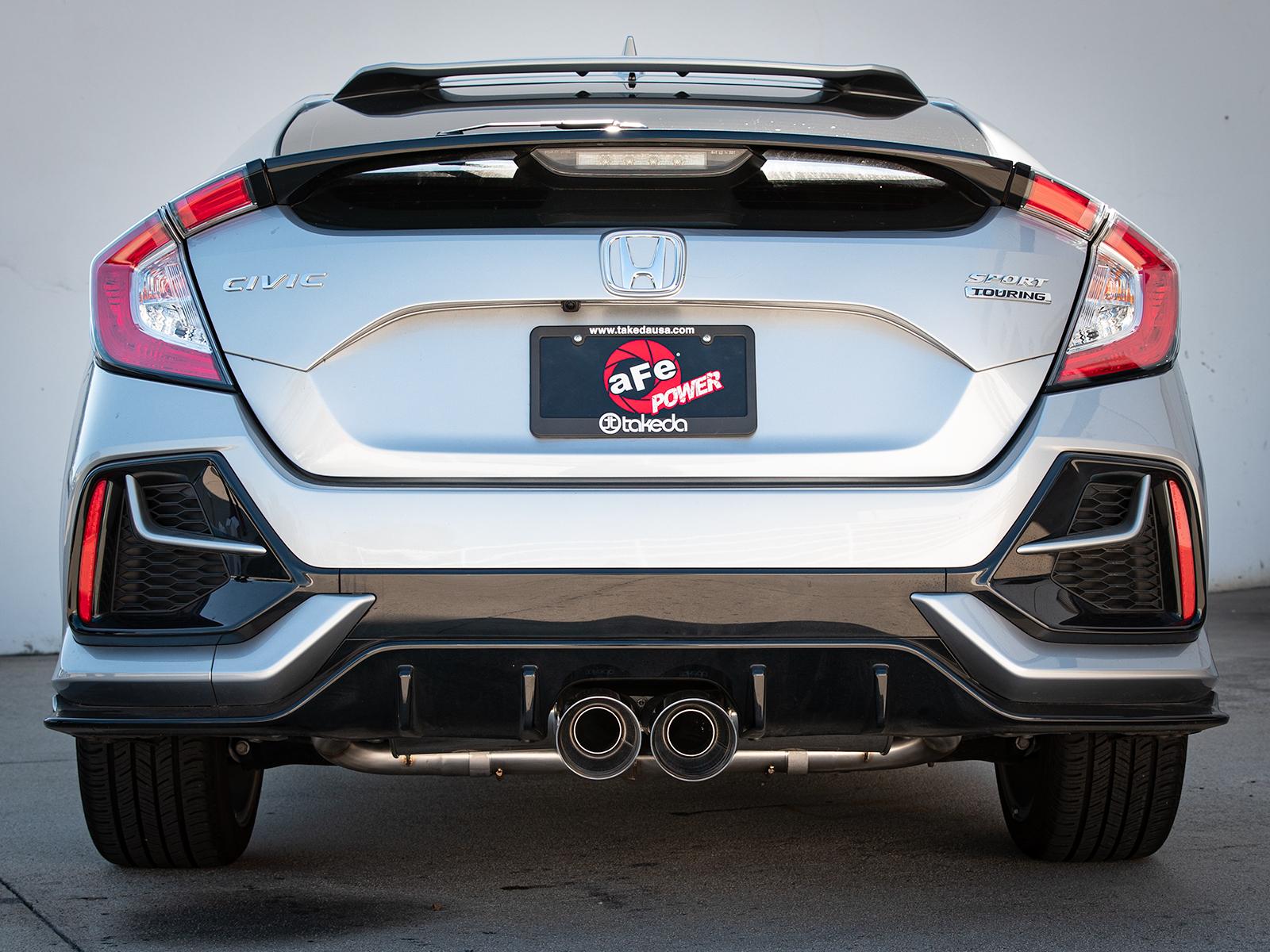 AFE Cat-Back Exhaust System (2017-2020 Honda Civic Sport L4-1.5L (t)) - 49-36624-P