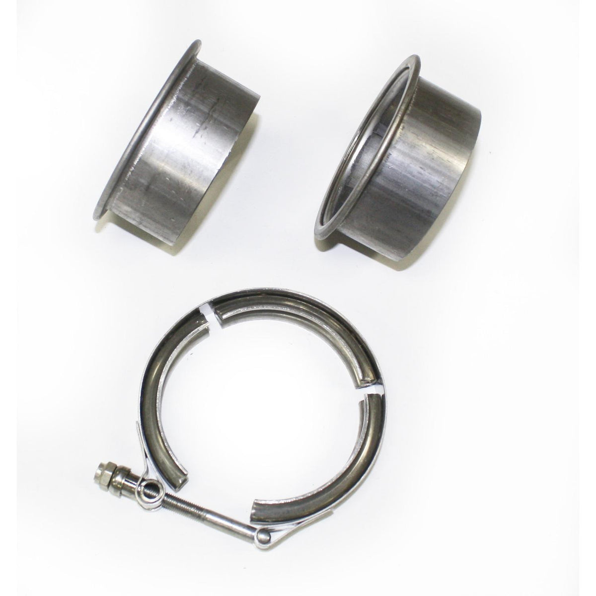 JBA 3" Stainless Steel V-Band clamp and flanges - VB30