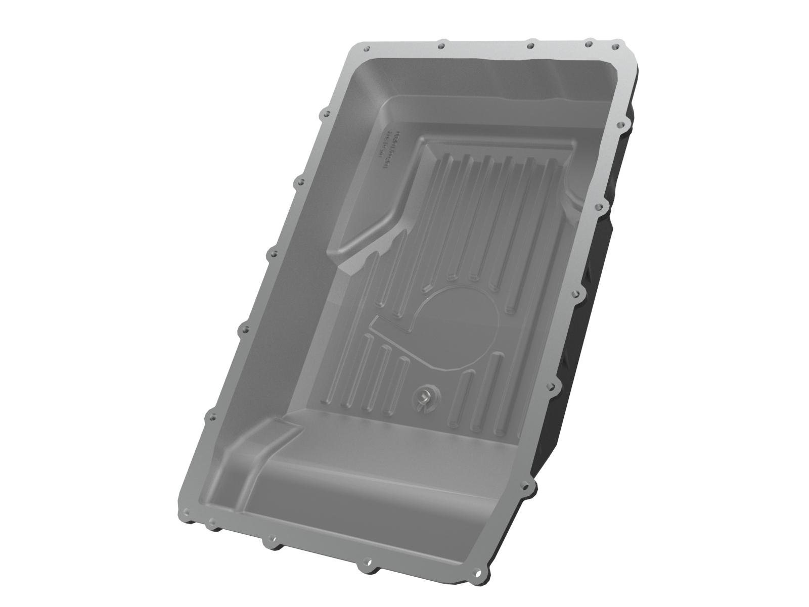 AFE aFe POWER Pro Series Transmission Pan Black w/ Machined Fins - 46-71330B