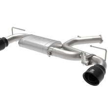 aFe Takeda 3" 304 Stainless Steel Axle-Back Exhaust System - Black Tip (2021-2022 Hyundai Veloster N L4-2.0L (t)) - 49-37029-B