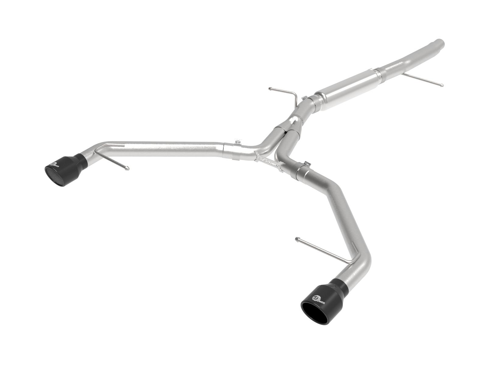 AFE Axle-Back Exhaust System (2017-2019 Audi A4 L4-2.0L (t)) - 49-36419-B