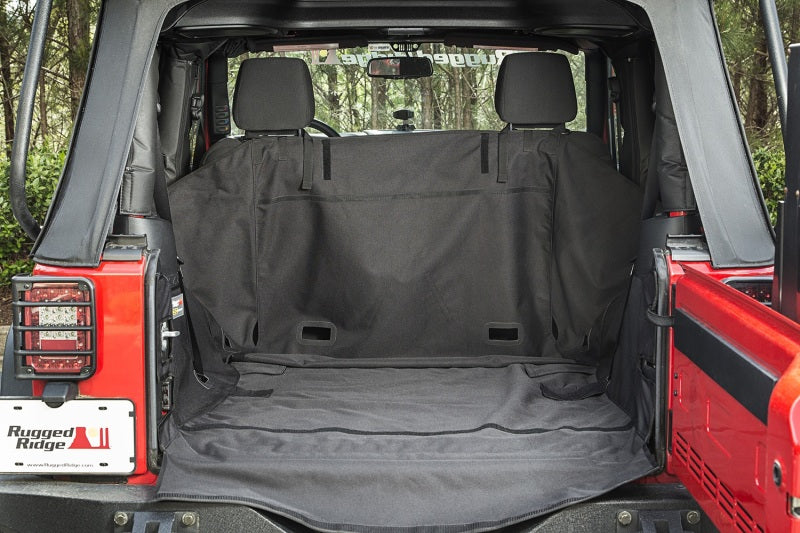 Rugged Ridge C3 Cargo Cover No Subwoofer; 07-18 Jeep Wrangler Jk 2 Door - 13260.03