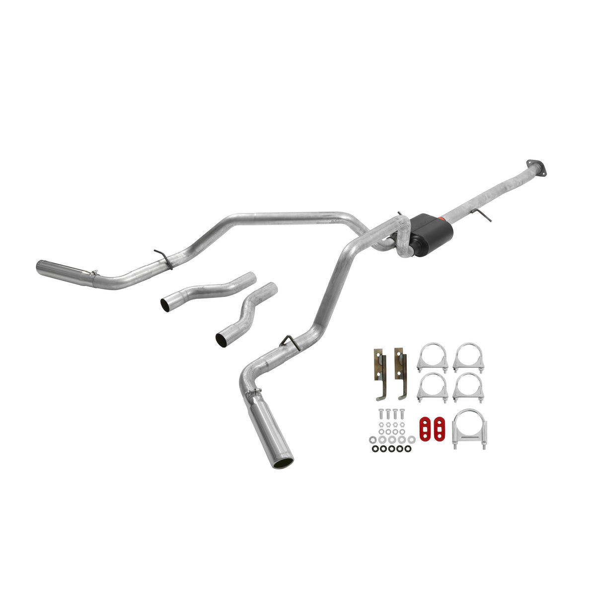 Flowmaster Cat-back System - Dual Rear/Side Exit - American Thunder - Moderate Sound