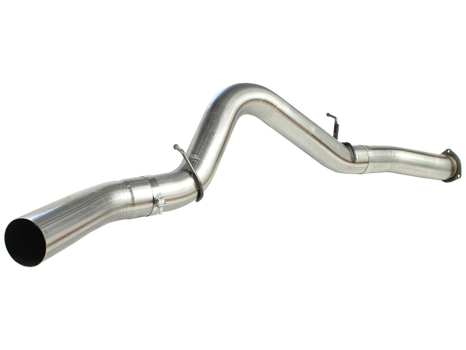 AFE Large Bore-HD 5 IN 409 Stainless Steel DPF-Back Exhaust System (2007-2010 Silverado 2500 HD, Silverado 3500 HD, Sierra 2500 HD, Sierra 3500 HD) - 49-44040