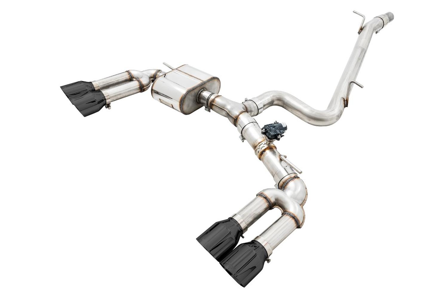 AWE SwitchPath™ Exhaust for Audi 8V S3 - Diamond Black Tips, 102mm - 3025-43072