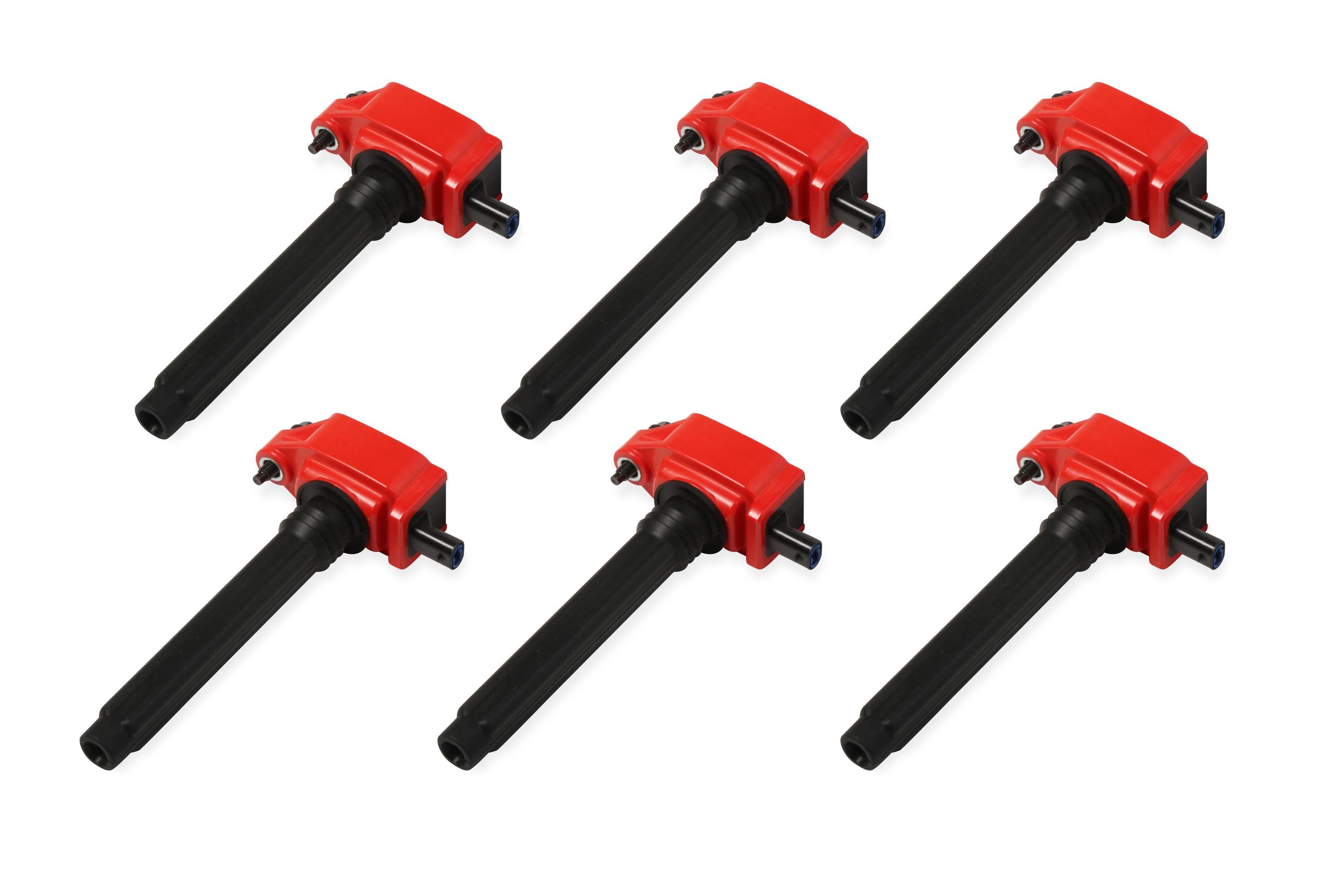Ignition Coils Blaster Series 2011-2016 Chrysler V6 engines, Red, 6-pack.  - 82736
