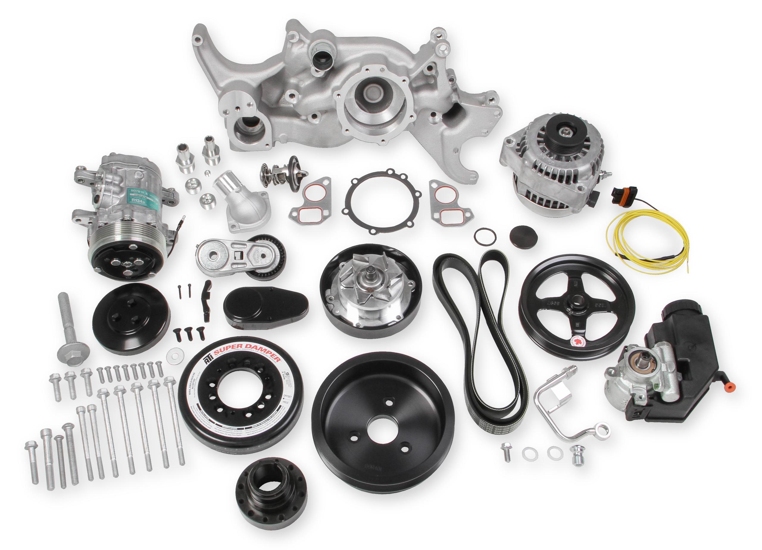Holley Premium Mid-Mount Complete Accessory System.  - 20-180