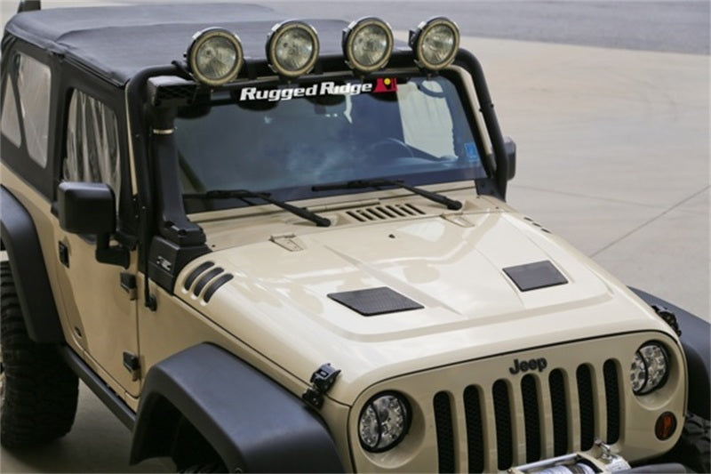 Rugged Ridge This Performance Vented Hood From Rugged Ridge Fits 07-18 Jeep Wrangler. - 17759.01