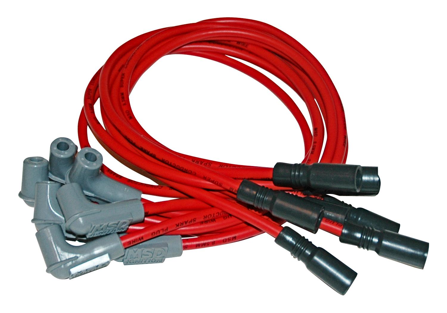 Super Conductor Spark Plug Wire Set, Chevy Tahoe, Sub.Vort. V8, '96-'97.  - 32169