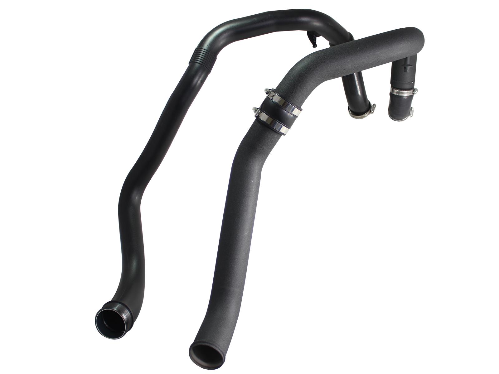 AFE BladeRunner 2-1/2 IN Aluminum Hot Charge Pipe Black (2011-2014 F-150) - 46-20128